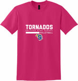 SHS VOLLEYBALL HOT PINK 50/50 SHORT SLEEVE 2026 NEW DESIGN