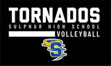 SHS VOLLEYBALL BLACK WICKING SHORT SLEEVE 2026 NEW DESIGN
