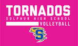SHS VOLLEYBALL NEON PINK WICKING SHORT SLEEVE 2026 NEW DESIGN