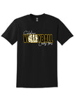 SHS VOLLEYBALL BLACK 50/50 SHORT SLEEVE 2026 REPEAT DESIGN