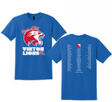 VHS CLASS OF '85 ROYAL BLUE 50/50 TEE-40 YEAR REUNION