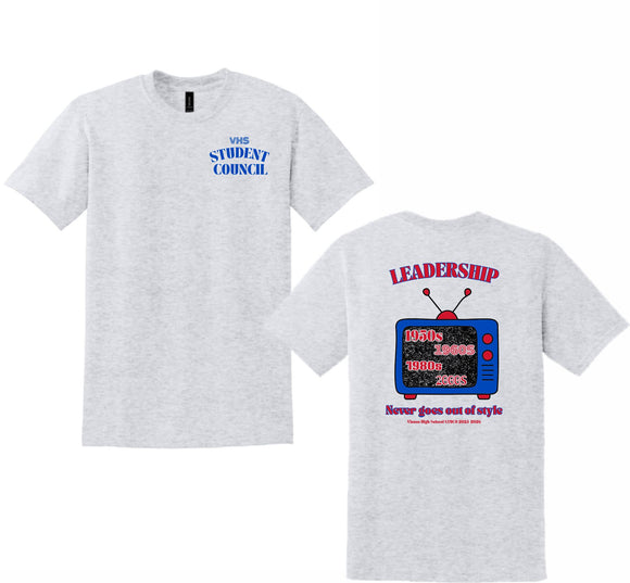 VINTON HIGH STUDENT COUNCIL ASH GREY SHORT SLEEVE 2025/2026