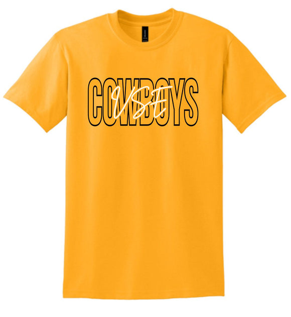 VSE 2025/2026 SPIRIT SHIRTS GOLD SHORT SLEEVE COTTON TEE ***SECOND ORDER***