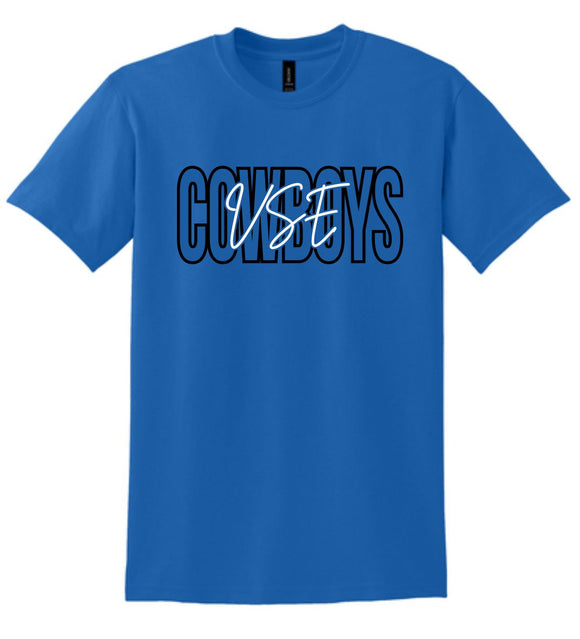 VSE 2025/2026 SPIRIT SHIRTS ROYAL BLUE SHORT SLEEVE COTTON TEE ***SECOND ORDER***