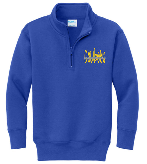 VSE 2025/2026 SPIRIT SHIRTS ROYAL BLUE 1/4 ZIP SWEAT SHIRT ***THIRD ORDER***