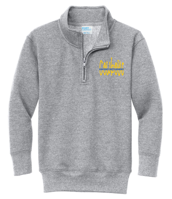 VSE 2025/2026 SPIRIT SHIRTS OXFORD GREY 1/4 ZIP SWEAT SHIRT ***THIRD ORDER***