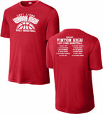 VHS GIRLS BASKETBALL RED WICKING SHORT SLEEVE 2026