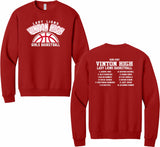 VHS GIRLS BASKETBALL RED 50/50 SWEATSHIRT 2026