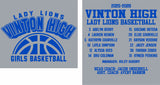 VHS GIRLS BASKETBALL 2025-2026 OXFORD GREY 50/50 SWEATSHIRT
