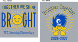 WT HENNING SPIRIT SHIRT 2026-2027***SECOND ORDER*** SHORT SLEEVE SPORT GREY