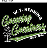 WT HENNING SPIRIT SHIRT 2025-2026 ***FIRST ORDER*** SHORT SLEEVE BLACK