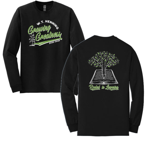 WT HENNING SPIRIT SHIRT 2025-2026 ***FIRST ORDER*** LONG SLEEVE BLACK