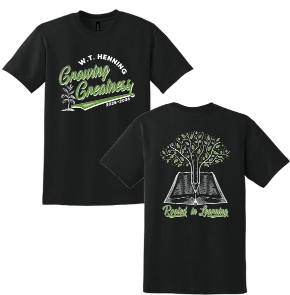 WT HENNING SPIRIT SHIRT 2025-2026 ***FIRST ORDER*** SHORT SLEEVE BLACK