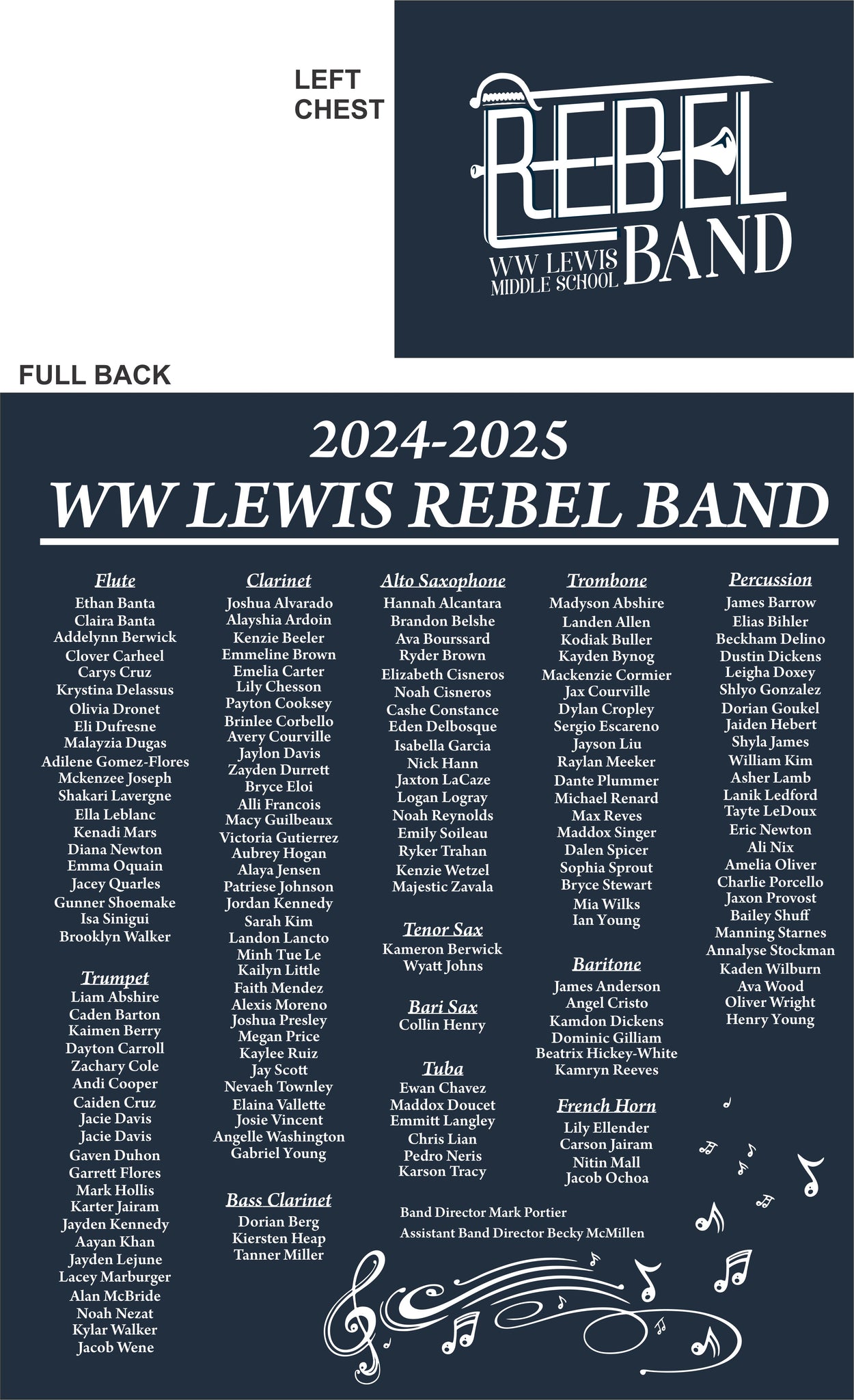 WW LEWIS BAND LONG SLEEVE WICKING TEE 2024/2025 Kajun Monograms