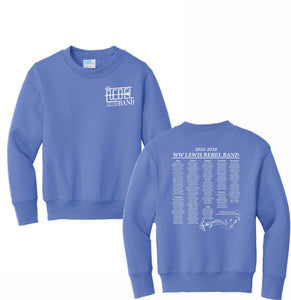 WW LEWIS BAND CAROLINA BLUE SWEATSHIRT 50/50 TEE 2025/2026