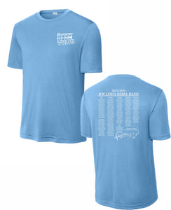WW LEWIS BAND SHORT SLEEVE CAROLINA BLUE WICKING TEE 2025/2026