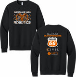 WESTLAKE ROBOTICS BLACK 50/50 SWEATSHIRT 2026
